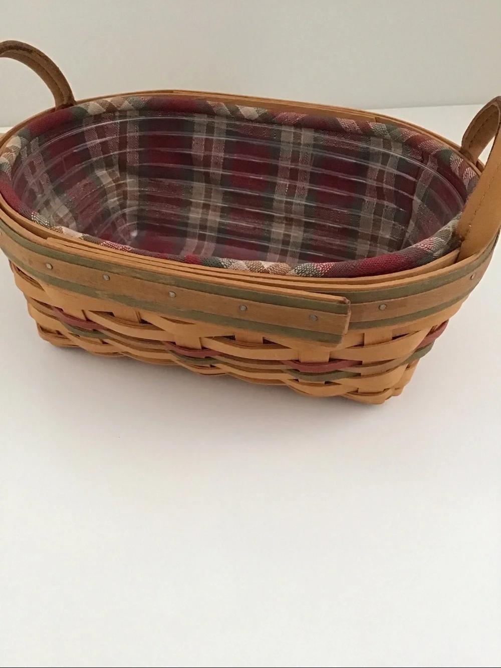 Vintage Longaberger 2001 Autumn Reflections Small Daily Blessings Basket